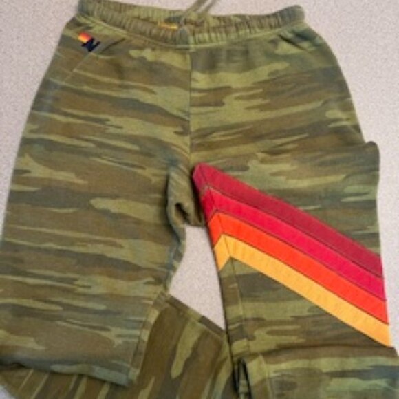 Aviator Nation Camo 5 Stripe Jogger Sweatpants - Picture 7 of 7